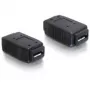 Adapter USB micro-A+B female to USB micro-A+B female DeLOCK 65034