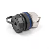 DeLOCK 67050 kaitsekork RJ45 sisseehitatud pistikutele, IP68, must