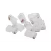 RJ45-pistik GEMBIRD PLUG3UP6/100, Cat5, sirge isane, läbipaistev, kullatud kontaktid, pakis 100