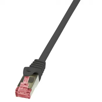 LOGILINK CQ2013S LOGILINK Patchcord Cat.6 S/FTP PIMF PrimeLine 0,25m, Must