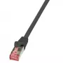 LOGILINK CQ2013S LOGILINK Patchcord Cat.6 S/FTP PIMF PrimeLine 0,25m, Must