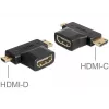 Kaabelsoovahetaja HDMI-C HDMI-D HDMI-A DeLOCK 65446