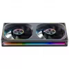 120mmx2 ARGB PWM korpuse ventilaatorid, Jonsbo ZA-240 Infinity Mirror 240mm must