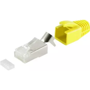 Juhtmepistik RJ-45 S/CONN 72067-10Y valge kollane