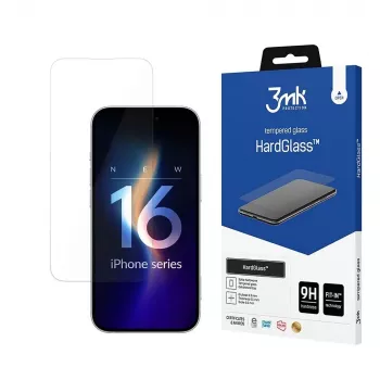 3MK HardGlass Clear ekraanikaitse Apple iPhone 16 Pro Löögikindel Kriimustuskindel