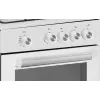 Simfer Cooker 4401SGRBB Hob type Gas Oven type Gas Valge Width 50 cm 49 L Depth 55 cm