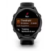 Nutikell GARMIN Forerunner 570 — 47 mm, hall alumiiniumkorpus, poolläbipaistev must silikoonrihm