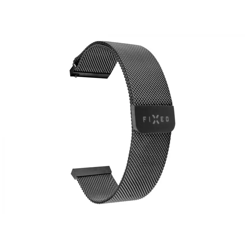 Kellarihm FIXED Mesh Strap FIXMEST-18MM-BK 18 mm kiirkinnitusega must metallvõrk