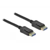 Delock - DisplayPort-kaabel - DisplayPort (M) DisplayPort (M) - DisplayPort 2,0 - 1,0m - toetab 10K 60 Hz (10 240 x 4320) - must (80261)