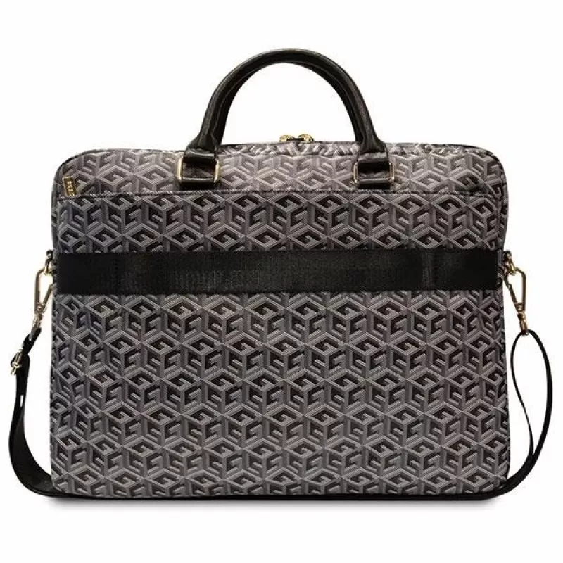 Guess GCube Stripes kott 16-tollisele sülearvutile, must - GUCB15HGCFSEK