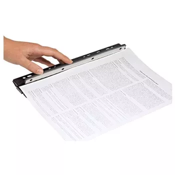 Hole Punch WEDO 67 9401 — 4-hole metal punch, Must, punching capacity 3 mm, 66 mm width