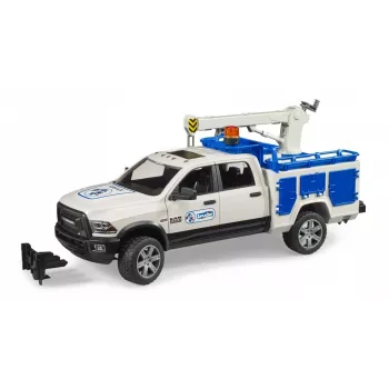Auto Dodge RAM 2500 Service With Rotating Light Rooster BRUDER 02509