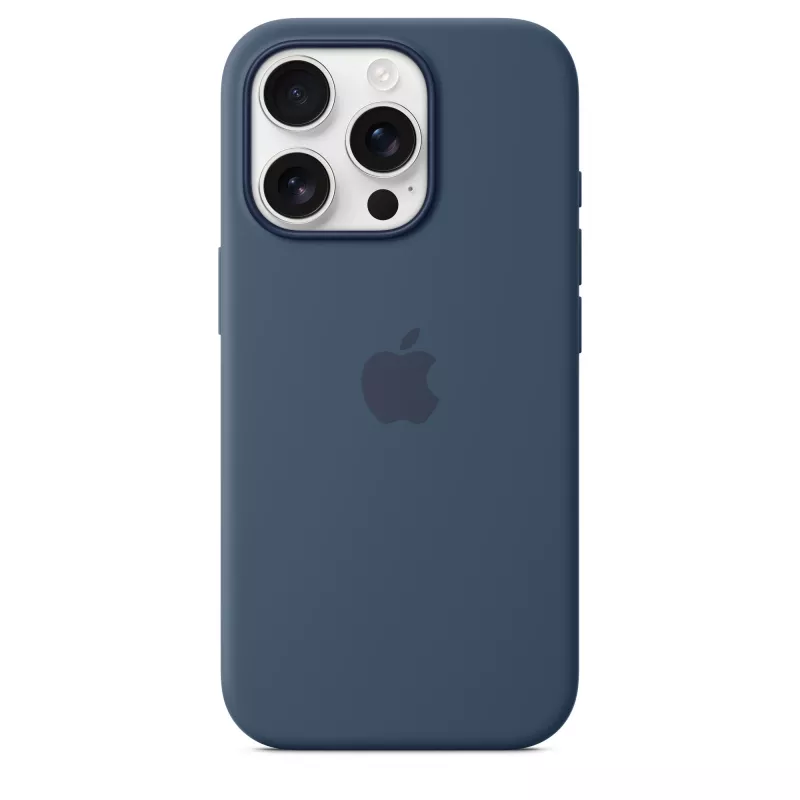 Silikoonümbris MagSafe'iga iPhone 16 Pro jaoks - Denim