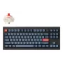 Keychron V3 Max klaviatuur universaalne RF juhtmevaba Bluetooth must hall Tenkeyless