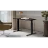Laud cama meble MOON elektriline reguleeritava kõrgusega sirge laud 1210×670 mm must