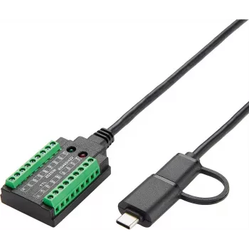 Jadaadapteri kaabel Exsys EX-13003 USB kuni 1S RS-232/422/485/TTL, FTDI kiibistik, 1,0 m