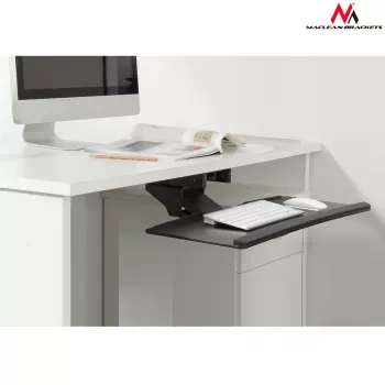 Maclean MC-757 klaviatuuri ja hiire alus lauale, 67 cm pind