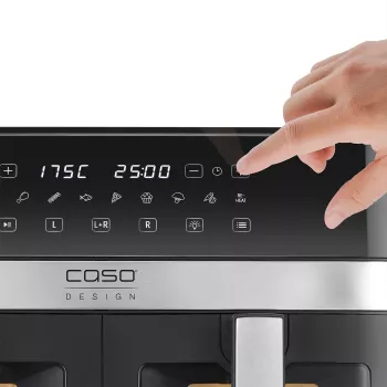 Caso õhufritüür | DuoChef | Võimsus 2200 W | Mahutavus 14 L | Must