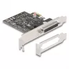 DeLOCK 66324 sisemine RS-232 VGA adapter PCIe emane must