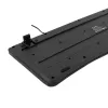 Juhtmega USB klaviatuur SBOX K-103 US must — USA paigutus, USB-ühendus