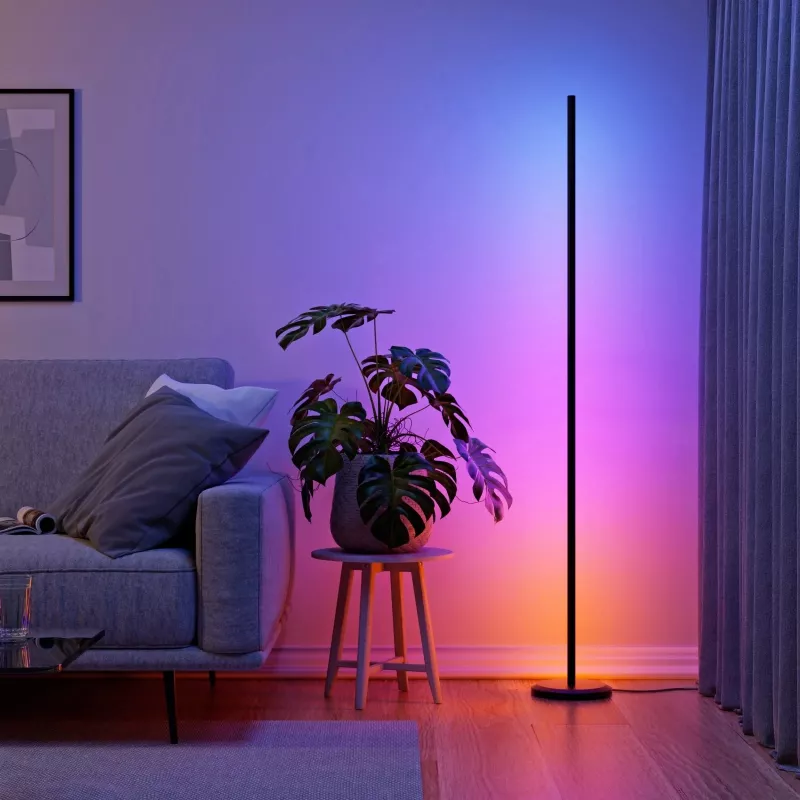 Põrandalamp Nanoleaf N7204K02-1FL 22W RGBW — reguleeritav RGB ja häälestatav valge valgustus