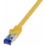 Logilink Professional - Patch-Cable - RJ-45 (M) to RJ-45 (M) - 1 m - 6 mm - S/FTP -Cat.7 toorkaabel (kaabel) / CAT 6a (Ports) - Halogen-Free, Moulded, Snagless - kollane, RAL 1018 (C6