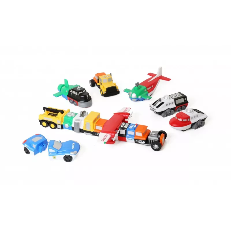 Sõidukite komplekt Popular Playthings Magnetic Mix or Match