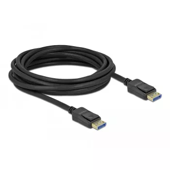 Delock - DisplayPort-kaabel - DisplayPort (M) - DisplayPort (M) - DisplayPort 2,0 - 3,0 m - Toetab 10K 60 Hz (10 240 x 4320) - Must (80263)