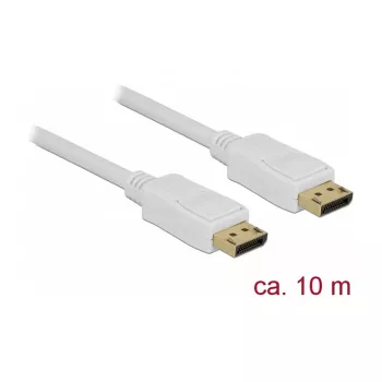 DisplayPort kaabel DeLOCK 84863 10 m Valge