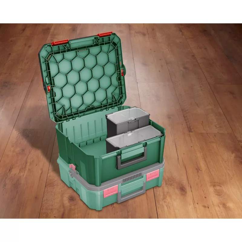 Hoiukast Bosch SystemBox ristkülikukujuline polüpropüleen 176×105×133 mm must/hall