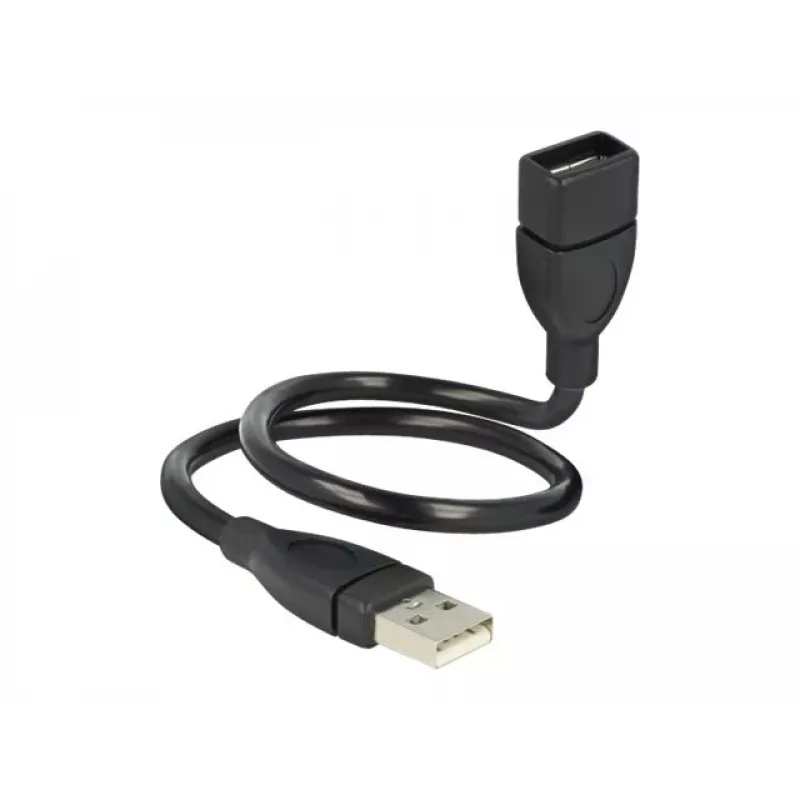 USB-kaabel DeLOCK 35cm USB 2.0 83498 Must