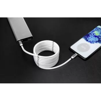 Renkforce USB-kaabel USB 2.0 USB-C™-pistik, USB-C™-pistik 2,00 m valge kullatud pistikukontaktid (TO-6886785)