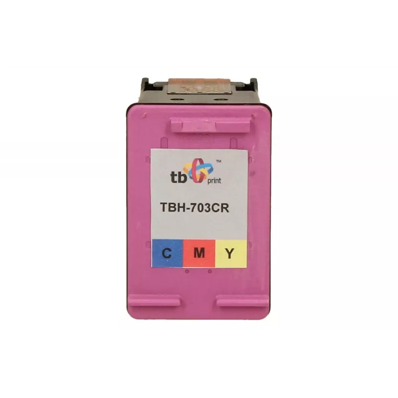 Tindikassett HP DJ D730/F735 värviline taastatud TBH-703CR (HP nr 703 CD888AE)