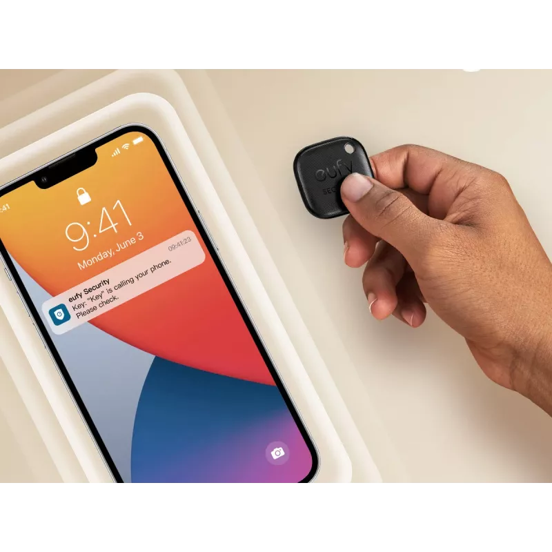 Bluetooth'i jälgija Anker Eufy SmartTrack Link — 2 tk komplekt, kadumisvastane iPhone'ile ja iPadile