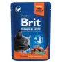 Niiske kassitoit Brit Premium Cat Salmon Sterilised kotike 100 g, teraviljavaba, täiskasvanud kastreeritud, 82% niiskus