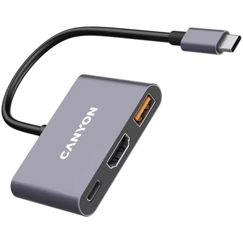 Canyon DS-4 USB USB-C jaotur 10000 Mbit/s HDMI USB 3.2 Gen 2
