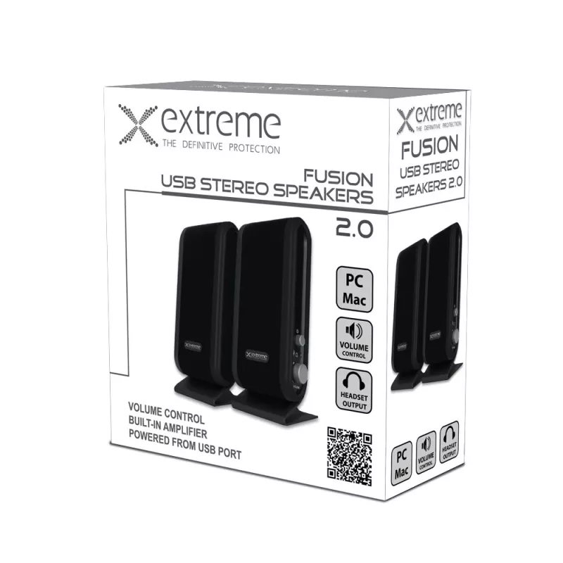 Extreme XP102 kõlarid 2.0 kanalit 4 W must