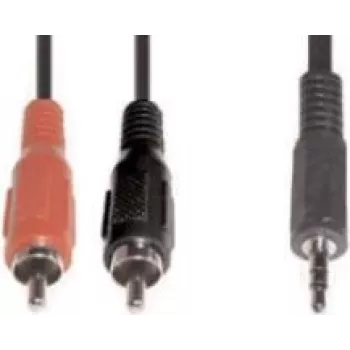 Audio kaabel e+p B 113 1.5m 2xRCA 3.5mm Must