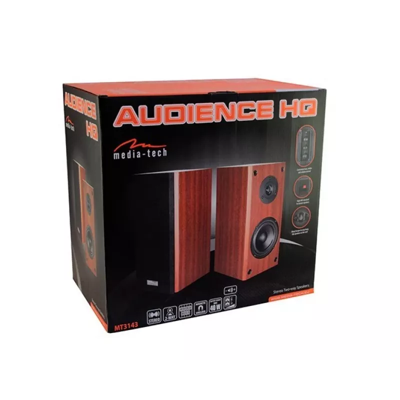 Kõlarid Audience HQ MT3143 (2x 20W RMS) Stereo MT3143K