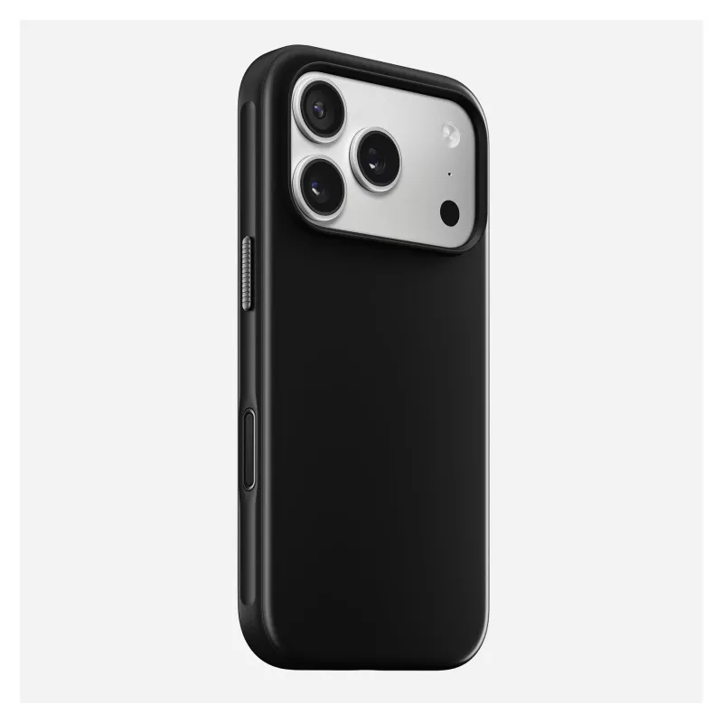 Mobiiltelefoni ümbris Nomad NM014001858 Cover Apple iPhone 17 Pro jaoks, sobib 16 cm (6,3 tolli) ekraanile, must