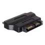 SATA adapter SATA 22-kontaktiline pistikupesa kuni SATA 13-kontaktiline isane must DeLOCK