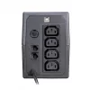 UPS ORVALDI I650 0,6 kVA (360 W) LCD-ekraani ja USB-ga, 4 IEC-väljundit