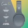 Kõrvaklapid Skullcandy Crusher Evo — juhtmega ja Bluetooth, hall, 40 h taasesitus, USB-C, AUX, kokkupandavad