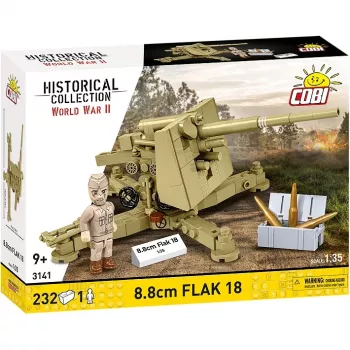 Cobi klotsimudel 8,8 cm Flak 18 — 232 tükki, mõõtkavas 1:35