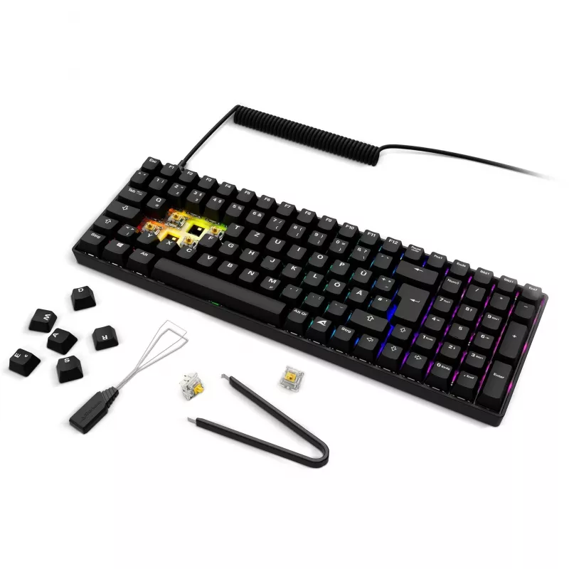 Sharkoon SGK50 S2 klaviatuur Gaming RF Wireless QWERTZ Saksa