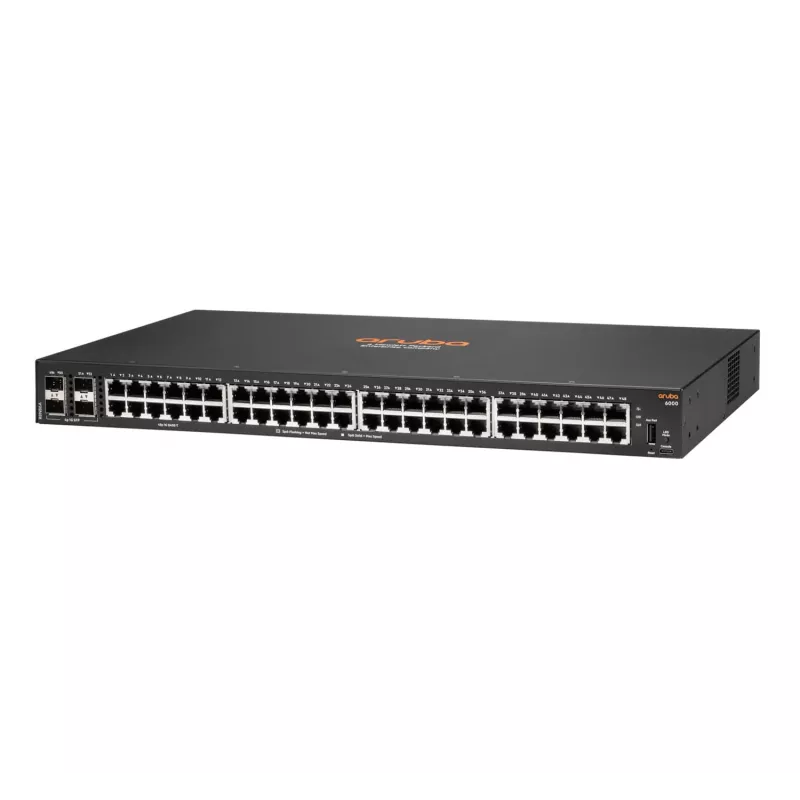 HPE Aruba Networking CX6000 52-pordiline lüliti (R8N86A) [48x Gigabit LAN, 4x SFP]