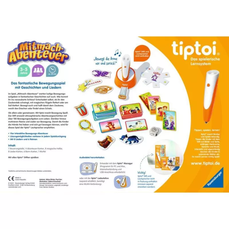 tiptoi ACTIVE interaktiivne seiklus, osavusmäng
