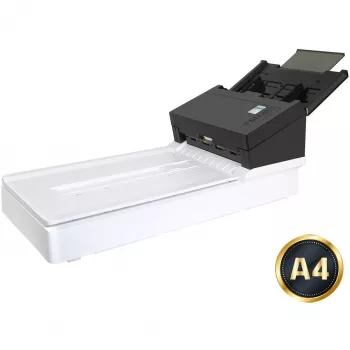 Avision ADF-skanner AD360GF — A4 ADF, 600 x 1200 DPI, 100-leheline söötur, CIS, dupleks, LCD, valge
