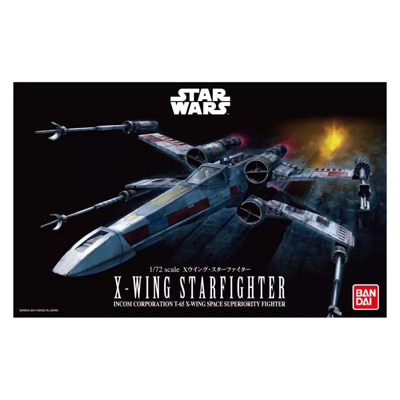 REVELL süstiku mudeli kokkupanemiskomplekt mõõtkavas 1:72 — X-Wing Starfighter, pikkus 100 mm