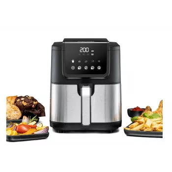 Kuumõhufritüür Rommelsbacher FRH 1500 — 5 L, 1500 W, roostevaba teras/must